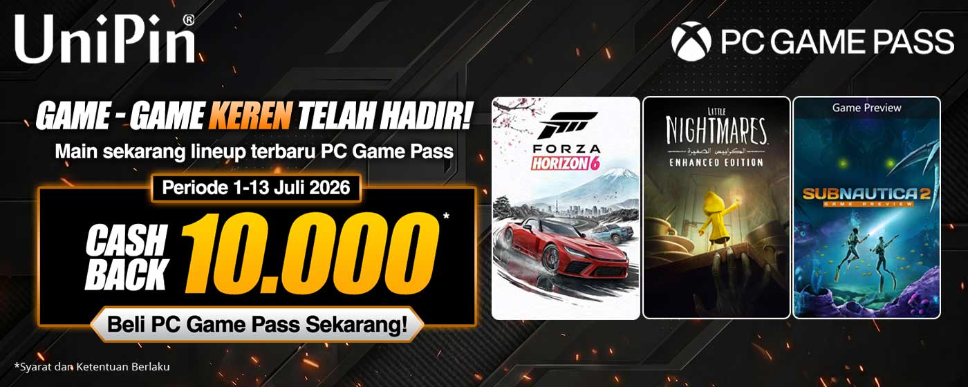 Game Keren Segera Hadir di PC Game Pass, Serbu Cashback 10 Ribu di UniPin!
